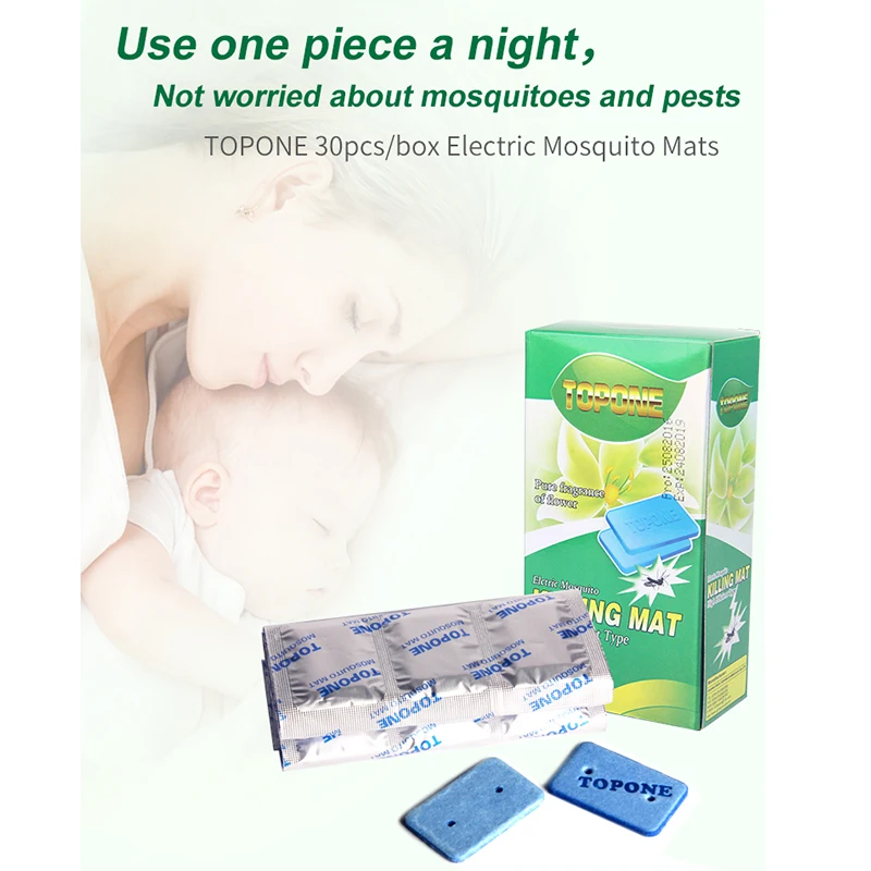 30 шт. Электрический москитный коврик Убийца против комаров насекомых Репеллент