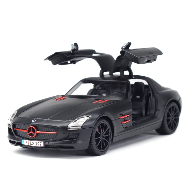 Maisto 1:18 SLS AMG спортивный автомобиль статическое моделирование Литой Сплав модель