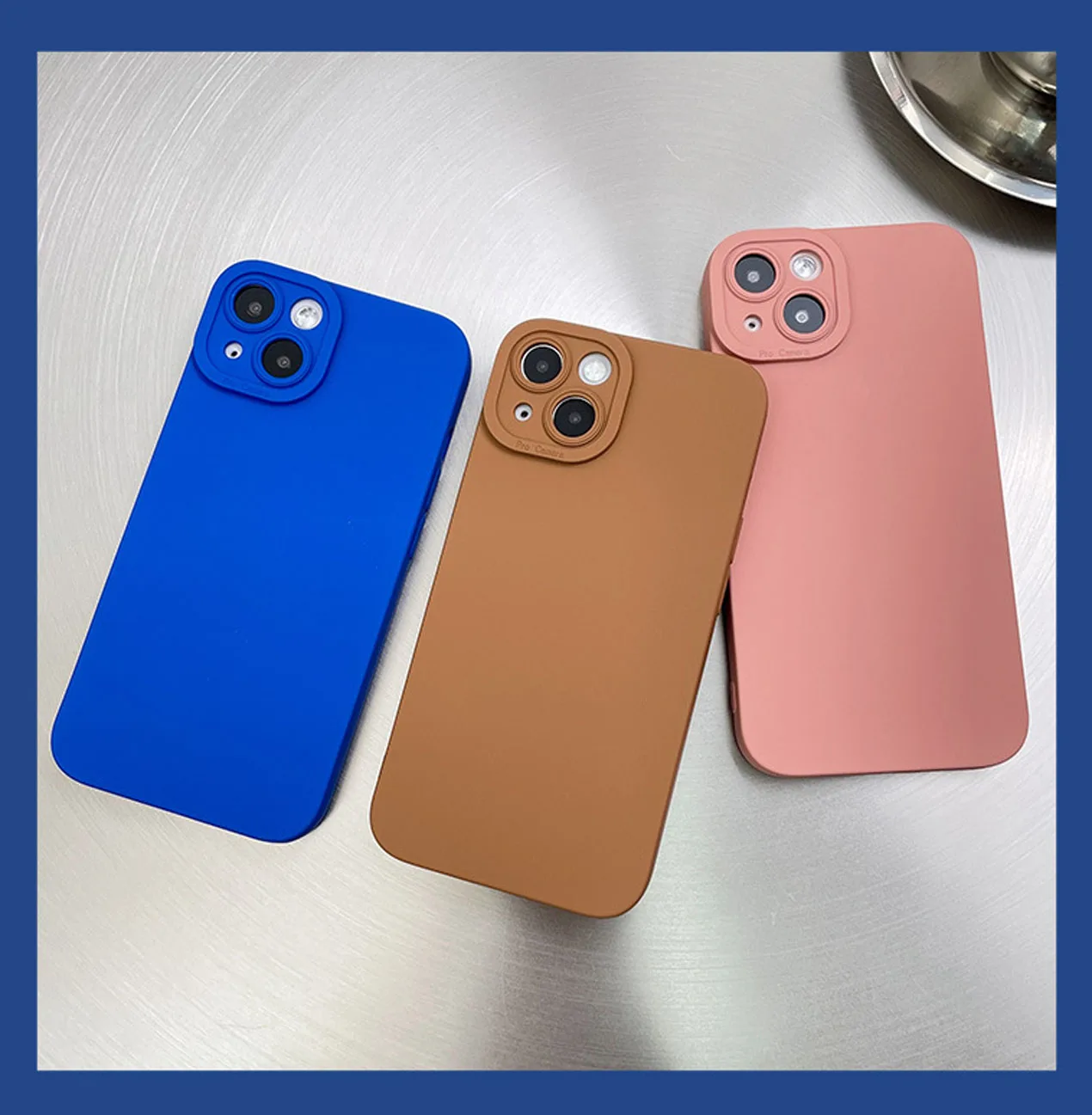 

For iPhone 13 12 11 Pro Max Soft Silicone Case Back Cover Protection Shell