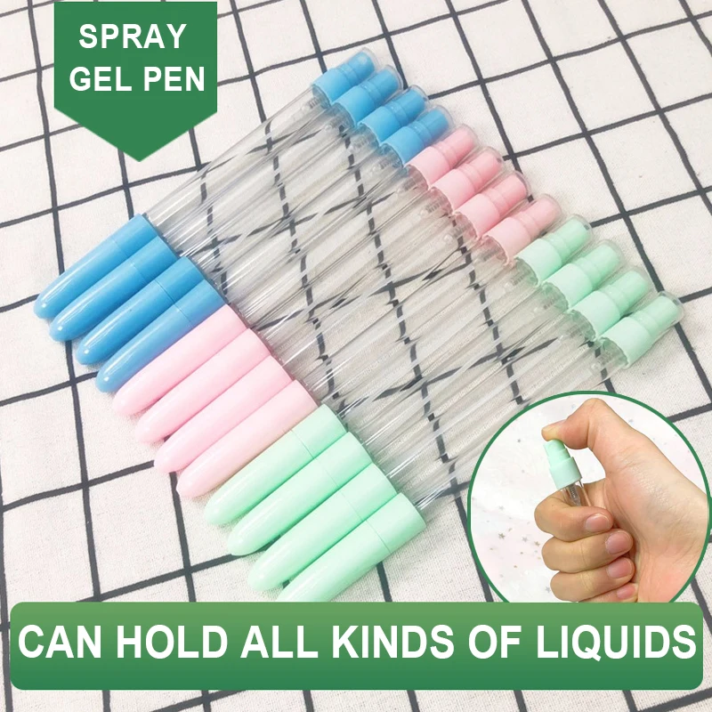 

Распылительная Ручка Портативный многоразовый Многофункциональный пишущий насос распылитель пустой 10 мл для студенческой школы SEC88