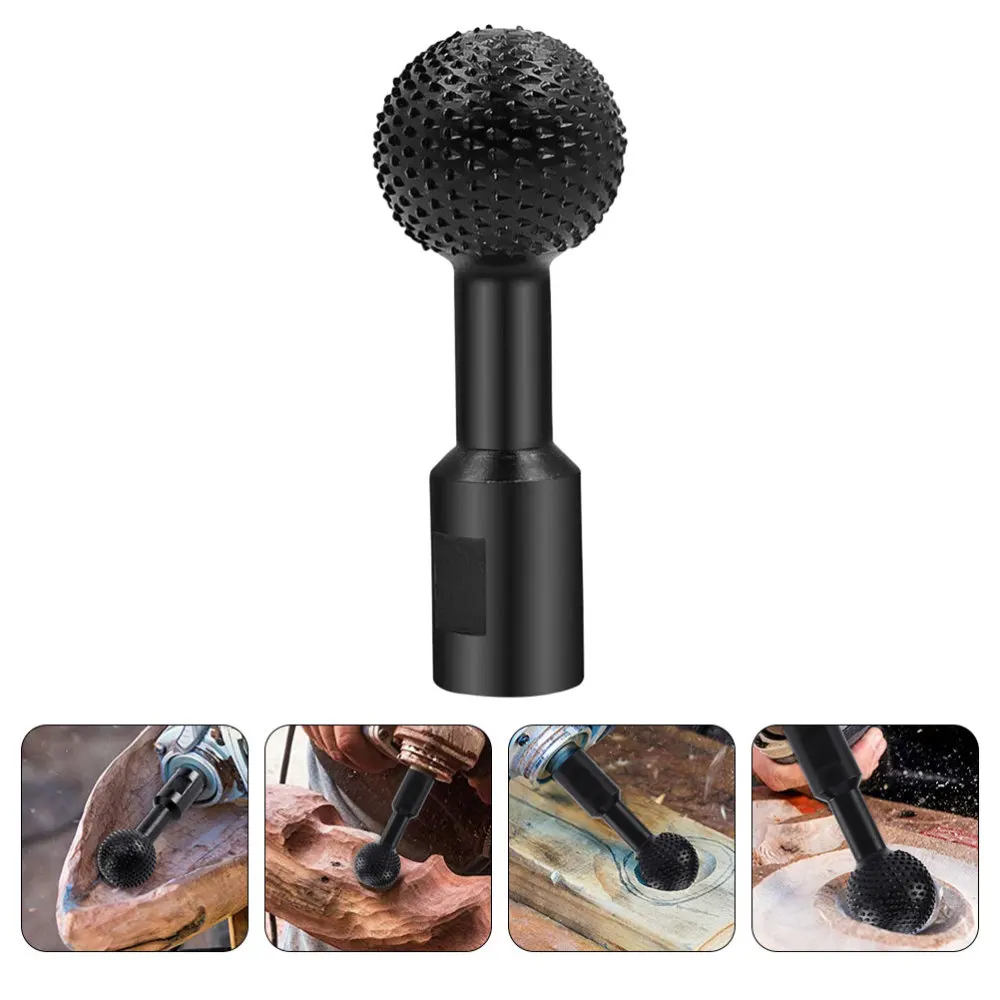 

1Pc Portable Wood Carving Tool Rotary File Steel Grinding Head Woodworking Tool