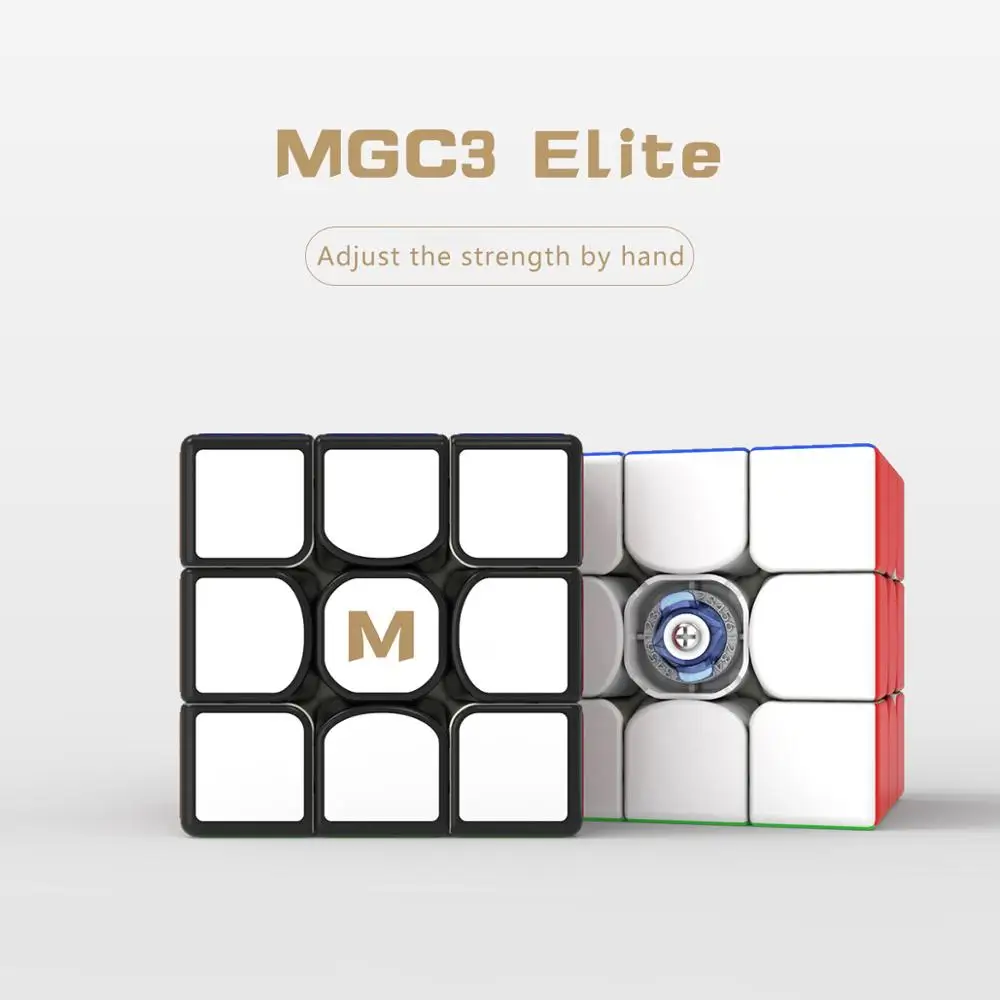 

[Picube]YJ MGC3 Elite M 3x3 Black Speed Cube YJ MGC Elite Magnetic 3x3x3 Magico Cubes Puzzle Educational Toys Toys for Children
