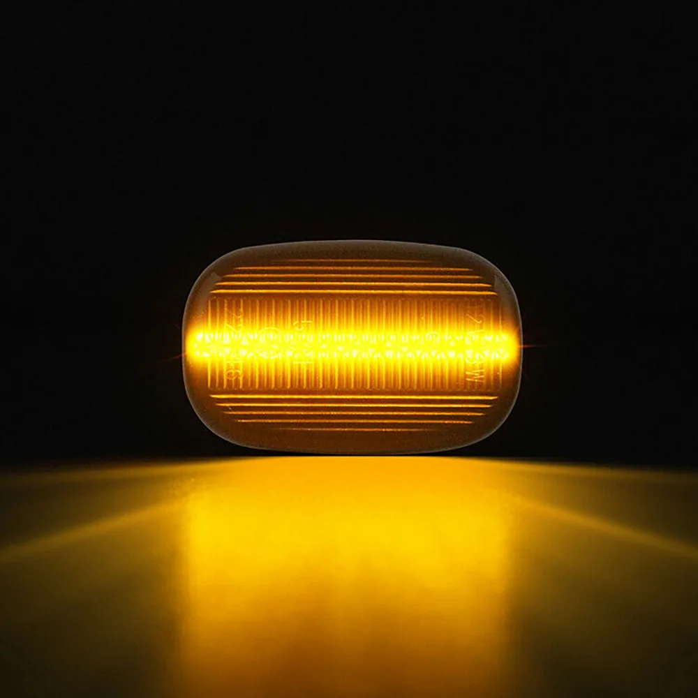 

Dynamic Side Marker Light LED 12V 2835 SMD Set Smoke Lens High quality