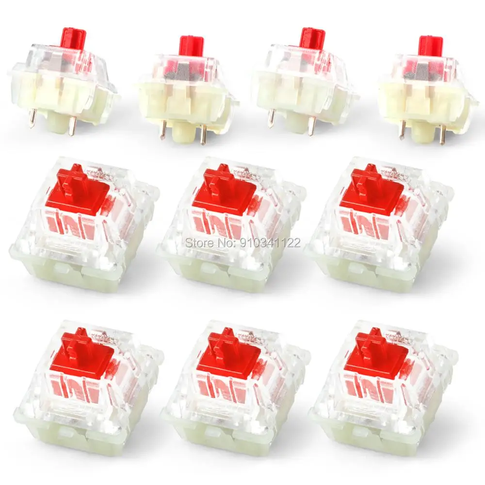 SMD RGB cherry MX Переключатель 3 pin механическая клавиатура красный коричневый черный