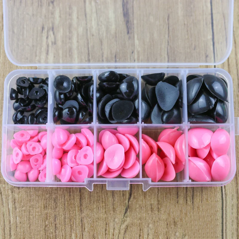 150 шт./кор. Пластик Треугольники носами для куклы игрушки Медведь кнопки игрушка