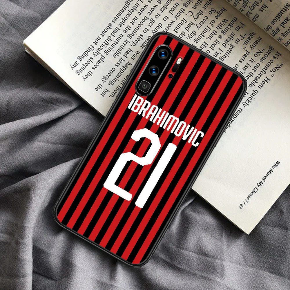 

Zlatan Ibrahimovic football Phone Case For Huawei P Mate Smart 10 20 30 40 Lite Z 2019 Pro black Cell Silicone Waterproof 3D