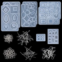a set epoxy resin casting mold kits silicone epoxy mold set jewelry pendant mould for epoxy jewelry making supplies craft diy