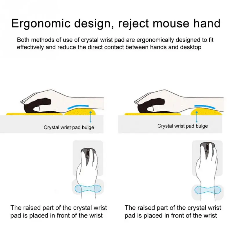 Мини-коврик для мыши с милым поросенком эргономичный коврик эффектом памяти в