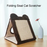 pet toy folding cat sisal scratcher cat self hey interactive cat litter scratch resistant and wearable pet supplies