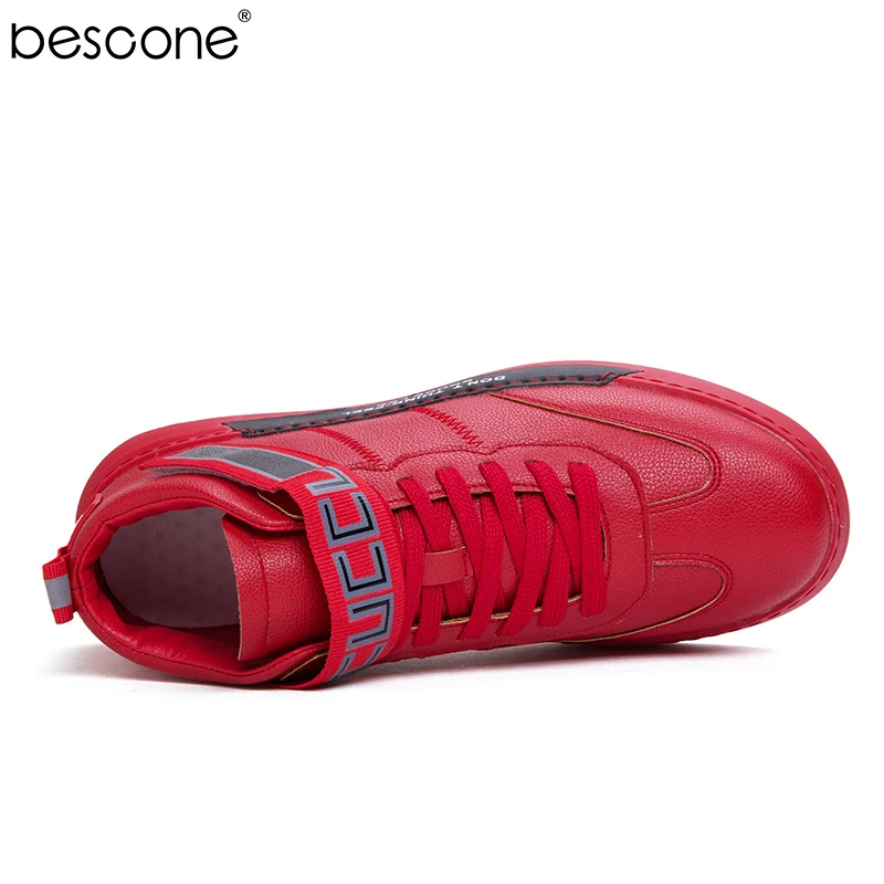 BESCONE/Новинка повседневные кроссовки модная Уличная обувь ярких цветов на