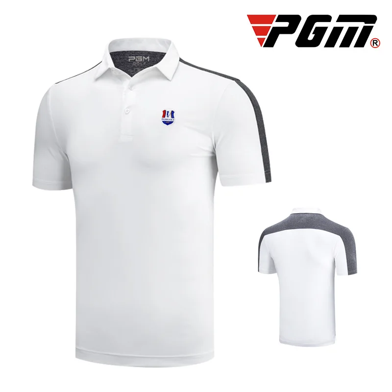 Футболка PGM для гольфа мужская с коротким рукавом летняя спортивная одежда
