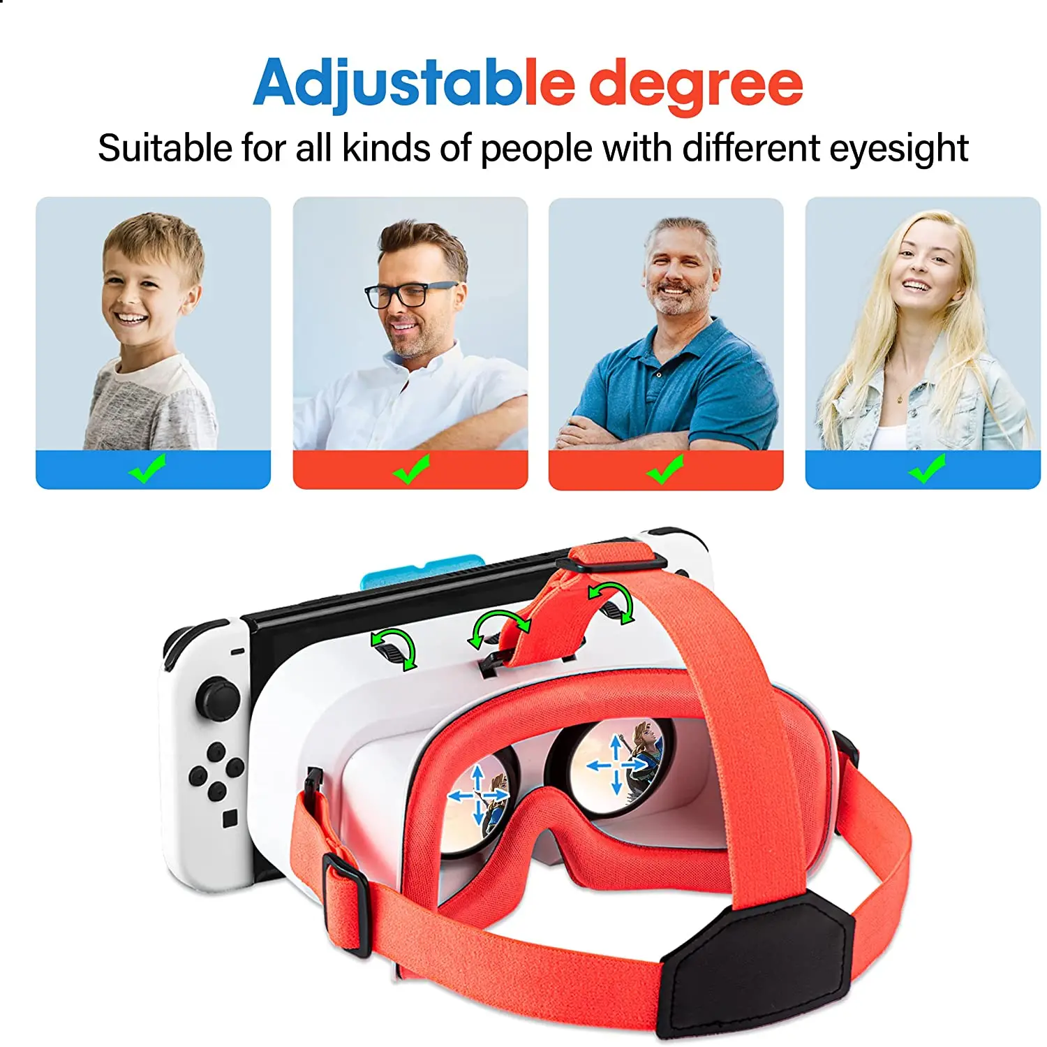 Очки виртуальной реальности для Nintendo Switch OLED/Nintendo 3D VR (Виртуальная реальность) |