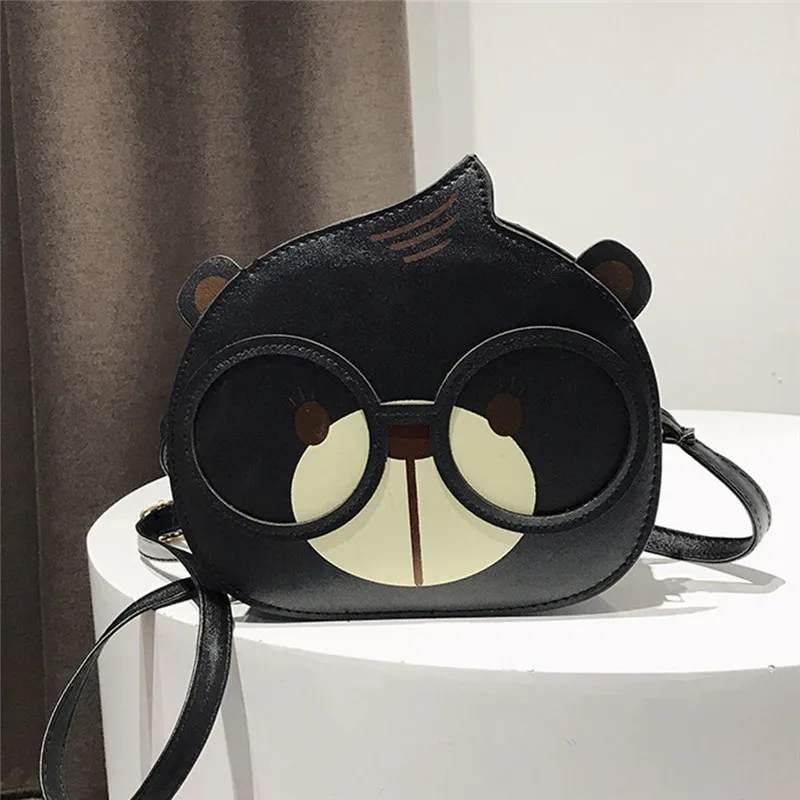 Милая мини-сумка для девочек сумка-мессенджер через плечо с беличьими глазами из