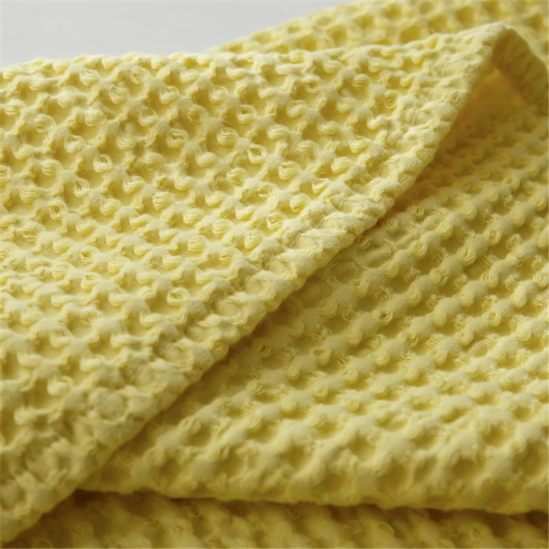Waffle Throw Blanket Bedspreads Cotton Christmas Decorations For Home Comfy Portable Travel All-Season Skin-friendly Soft