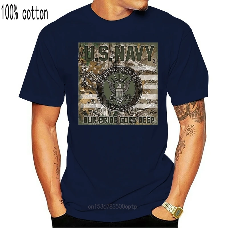 

New MILITARY U.S. NAVY SEAL REALTREE MEN'S MILITARY GREEN COTTON TEE SHIRT