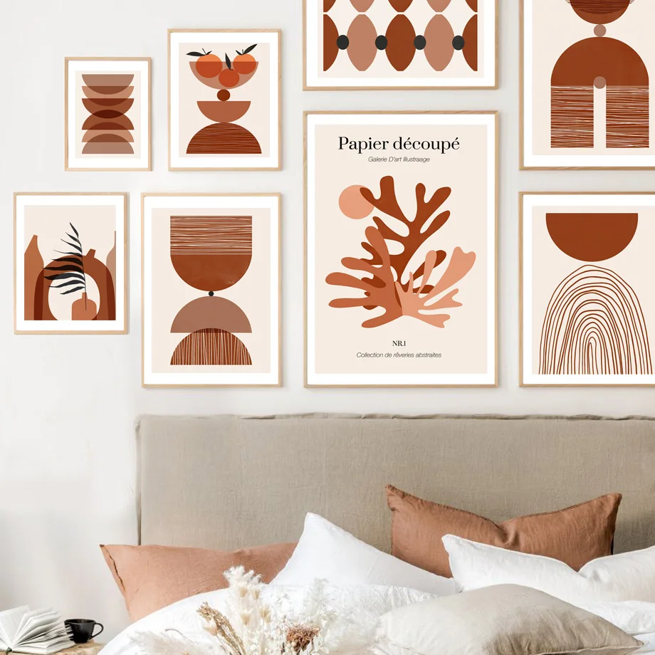 

Abstract Lines Geometric Graphics Gallery Wall Art Canvas Painting Nordic Posters And Prints Wall Picture For Living Room Decor