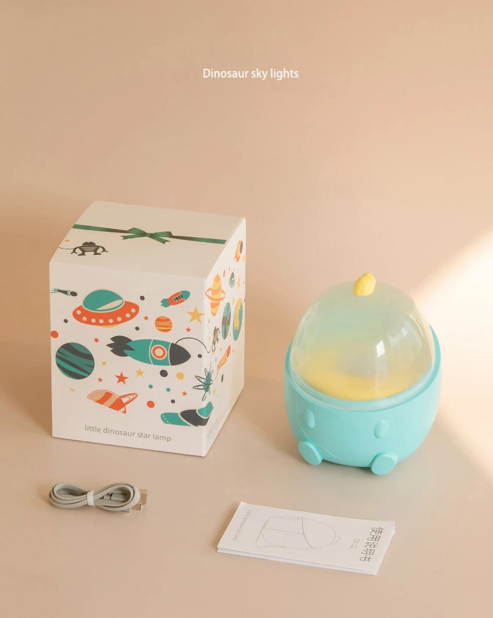 

Dinosaur Starry Sky Projector Lamp Romantic Rotating Music Childrens Holiday Creative Gift Led Atmosphere Night Light