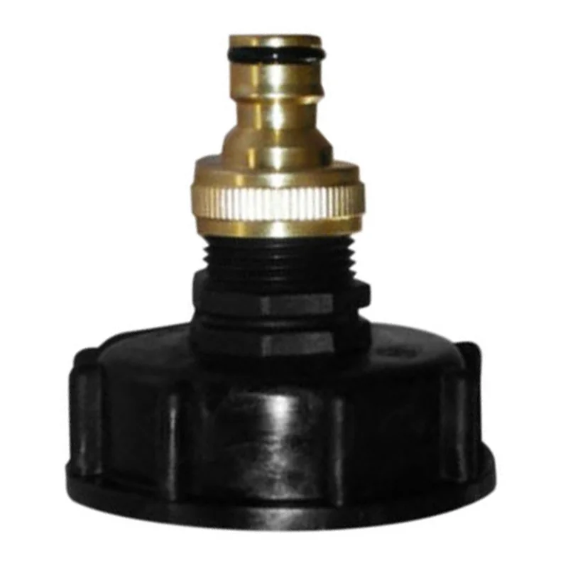 

Black Tank Adapter Water ton barrel Connector 3/4\\\" Replacement Part Tool