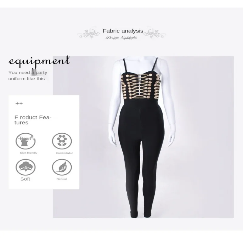

Royal British jumpsuit women's summer trf ladies elegant party clothing office vestidos de fiesta formal clothing tight trousers