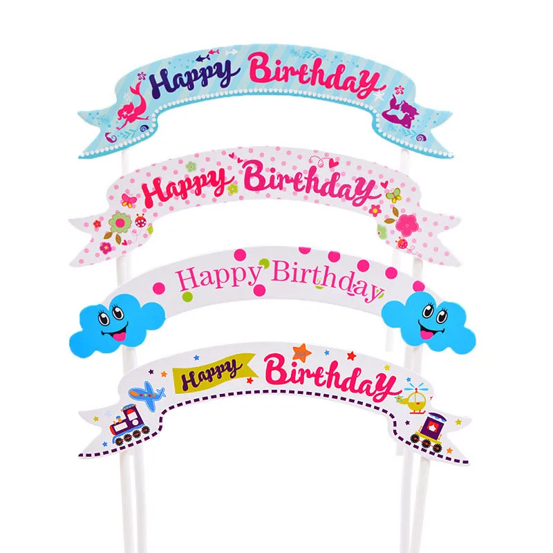 Вечерние украшения для торта флаги вилки сделай сам детского душа детей дня