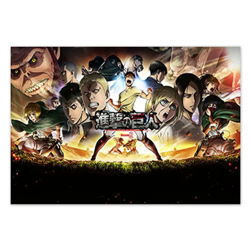 

Classic Anime Attack On Titan Posters And Prints Japanese Animation Cartoon Canvas Painting HD Wall Art Pictures Home Decoration