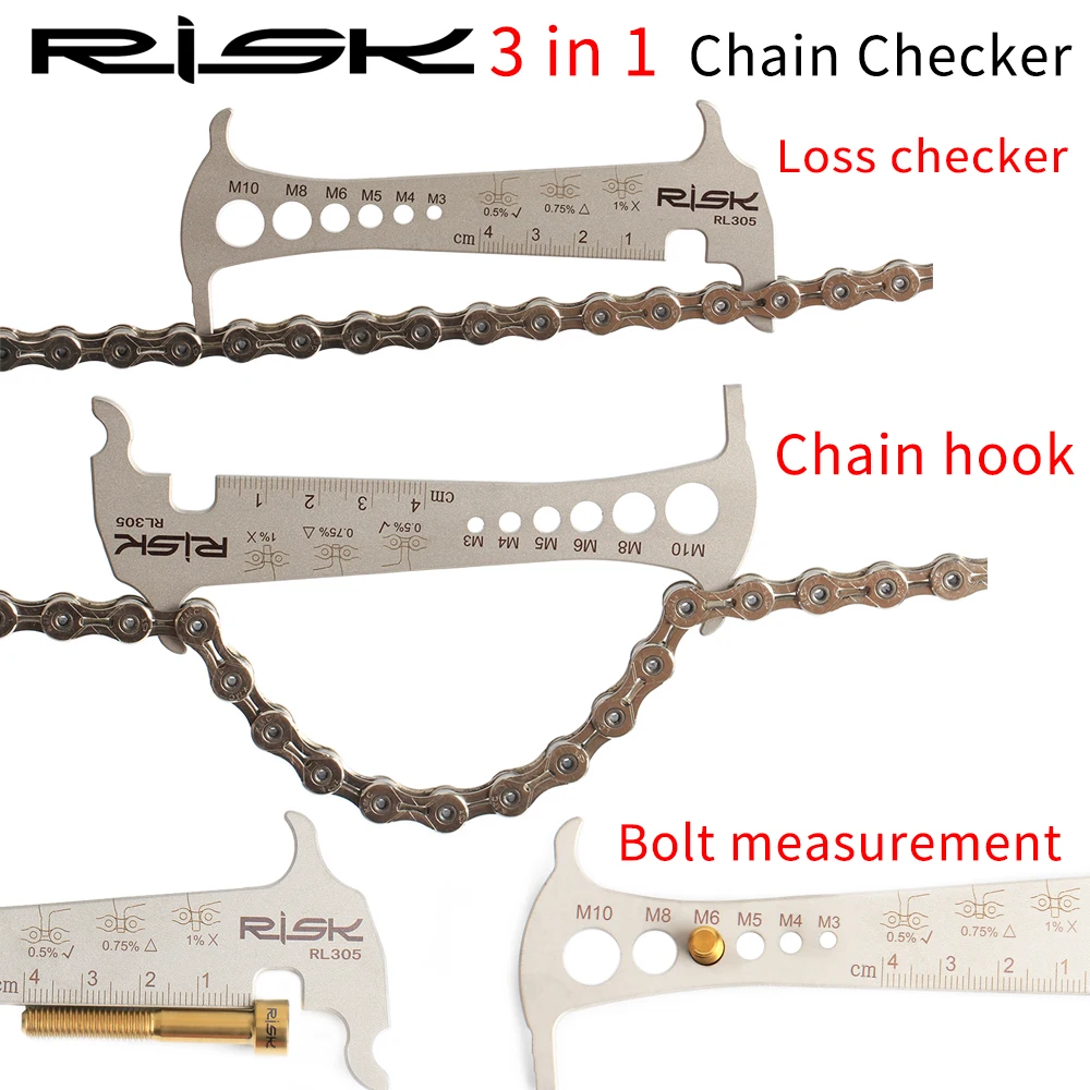 3 в 1 велосипедная цепь Checker индикатор износа MTB для дорожного велосипеда из