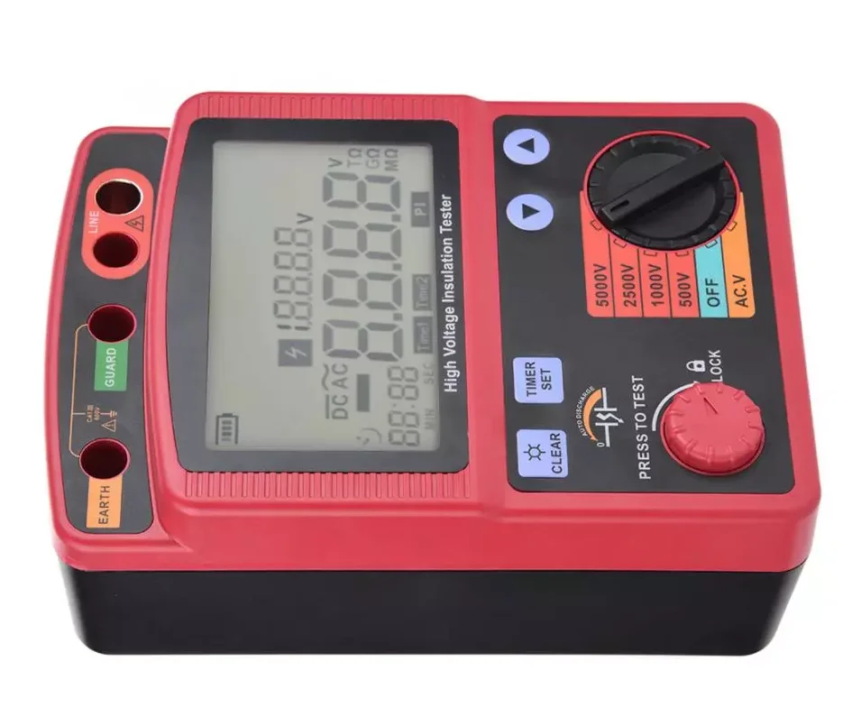 Высоковольтный тестер сопротивления изоляции 5 кв Мегаомметр 1 т ом DAR PI GM3125|tester