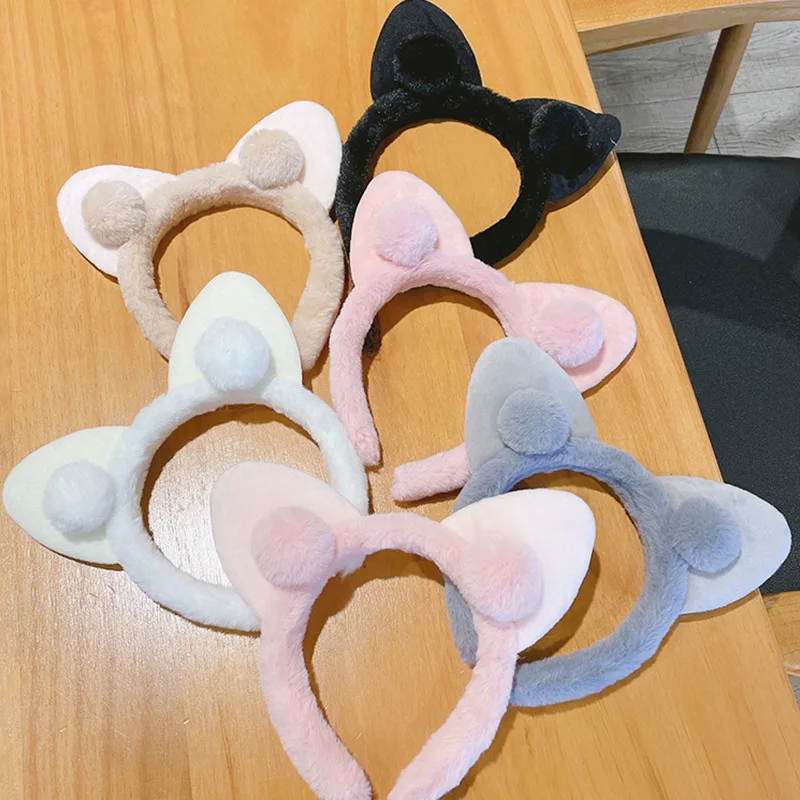 MueRaa для женщин и девочек с милым котом волосатые уши повязка на голову в