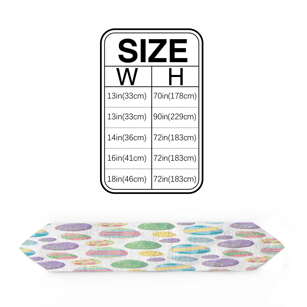 Маленькие милые счастливые пасхальные яйца настольные скатерти с флагом