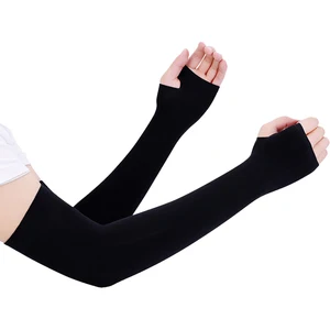 Рукава для рук из ледяной ткани, 2 шт., летняя спортивная защита от УФ-лучей, рукава для бега, велоспорта, вождения