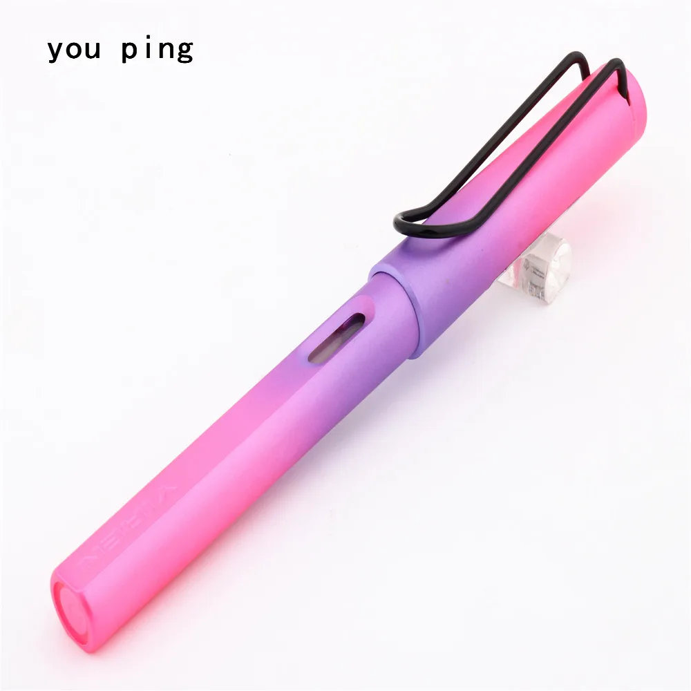 High quality 405 Pink School student office Supplies colour Nib Fountain Pen New |