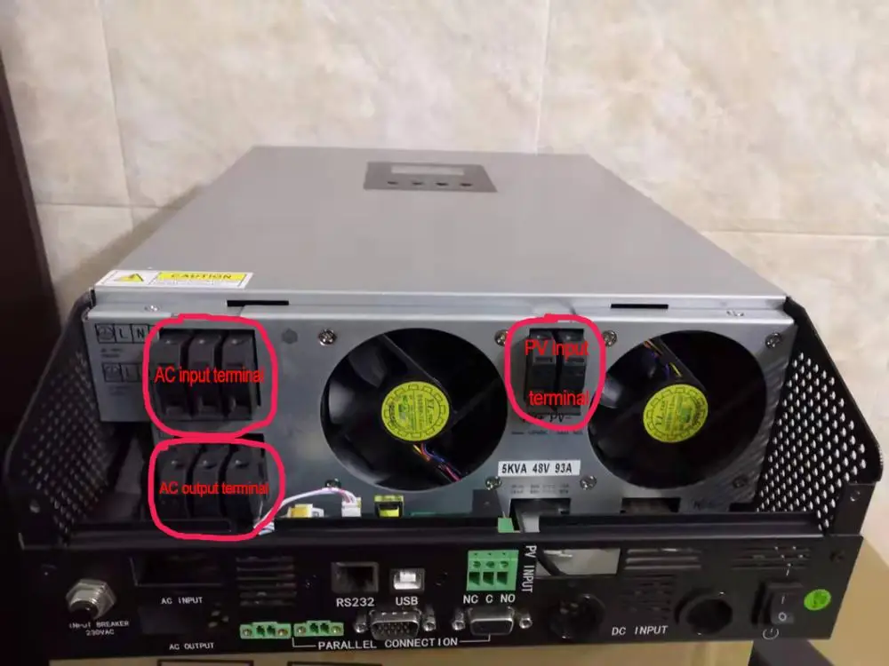 Набор входных клемм PV/входной терминал переменного тока/выходной тока для