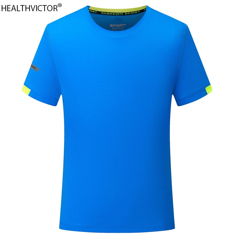 

Breathable Stretchy T-shirt Mountaineer Outdoor Sports Running Gym O-neck Sweat Casual Men Women Short Sleeve Jersey T Shirt