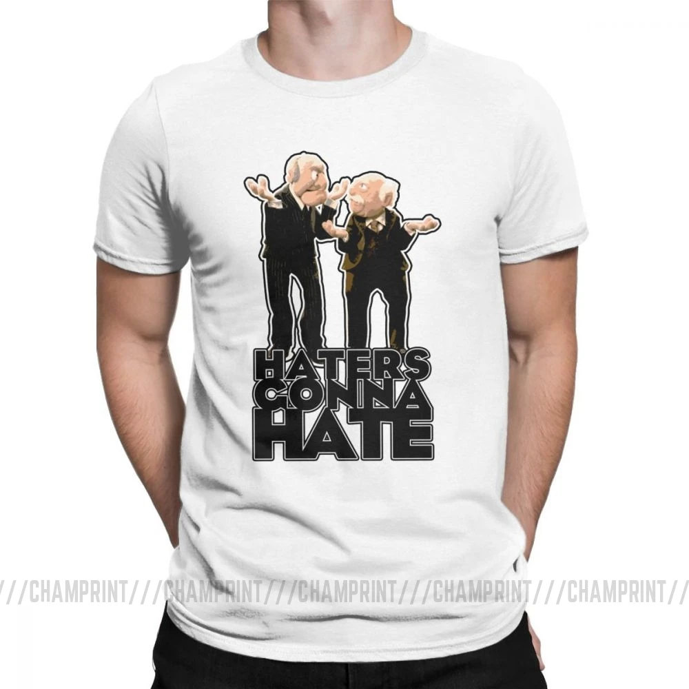 Statler And Waldorf футболки для мужчин чистый хлопок новинка футболка с круглым вырезом