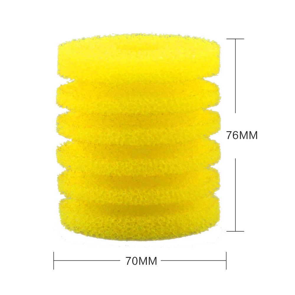 Губка фильтр для аквариума воздушный насос желтого цвета губка внутренний