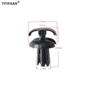 10PCS for Honda Motorcycle 90683-gaz-003 Motorcycle Nc 700k Princess Joy 100 Jiaying 125 Scooter Plastic Screw Rivets Clip
