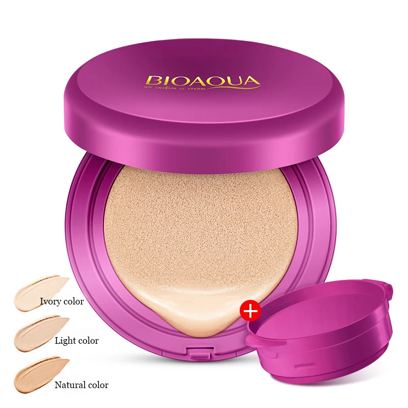

Air Cushion BB Cream Concealer Moisturizing Foundation Makeup Whitening Brighten Face Beauty Cosmetic Add 15g replacement pack