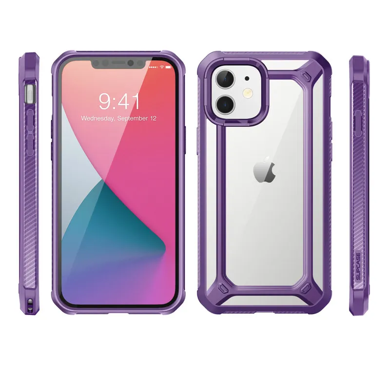 pitaka case Bảo Vệ SUPCASE Cho iPhone 12 Mini 5.4 Inch (2020) UB EXO Series Cao Cấp Lai Bảo Vệ Trong Suốt + Nhựa TPU Ốp Lưng Ốp Lưng phonecase