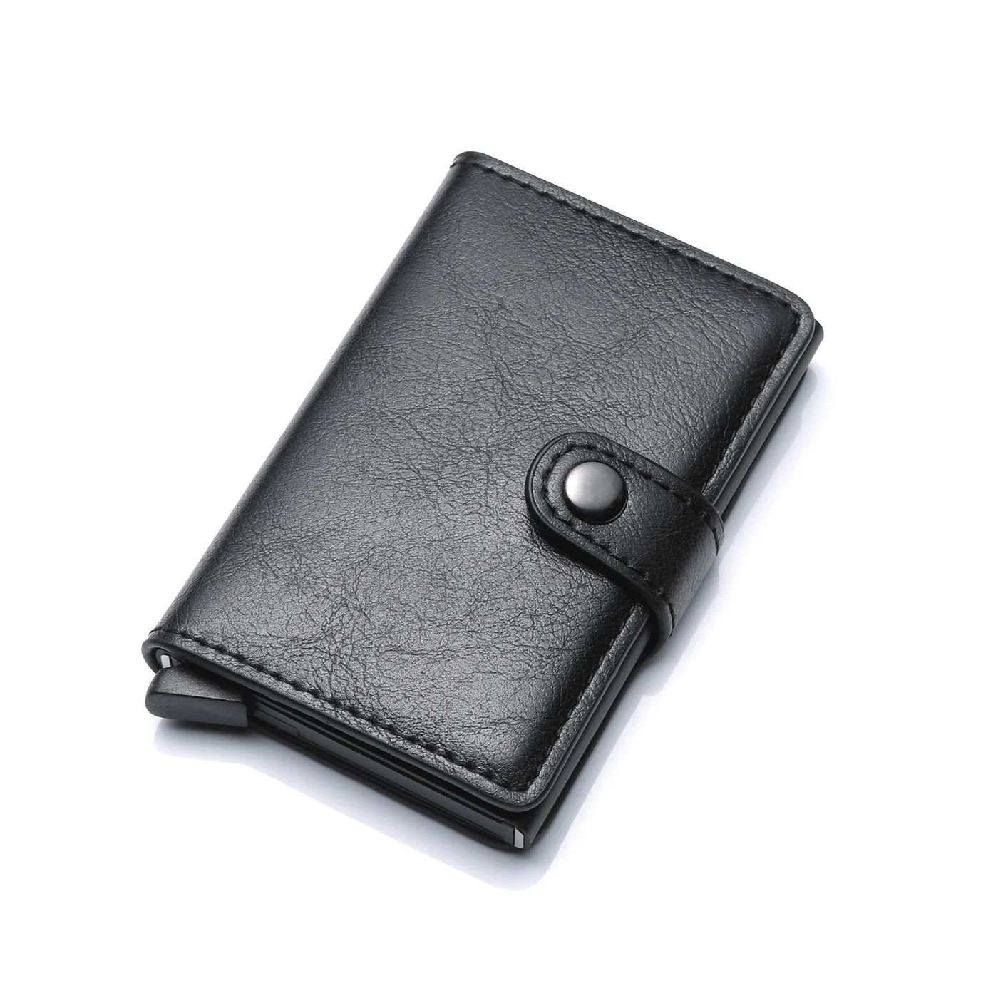 

Aaby PU Leather Card Holder Wallet Can Shield RFID And NFC Signals Protect your imformation Business Card Cover