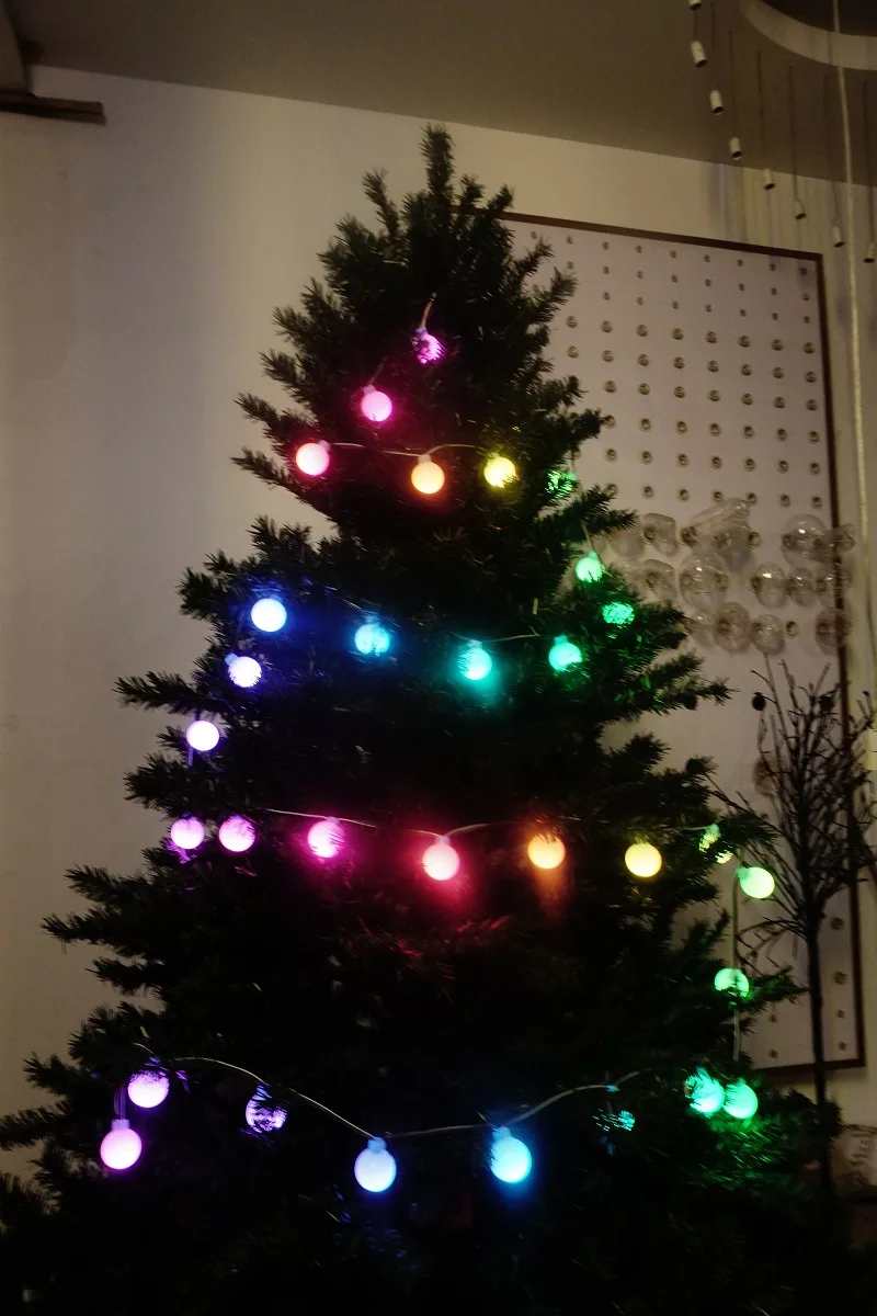 

Honche Multi Color LED Globe String Lights USB Plug in Ball String Lights with Remote 50 LED Indoor Outdoor Decorative Christmas