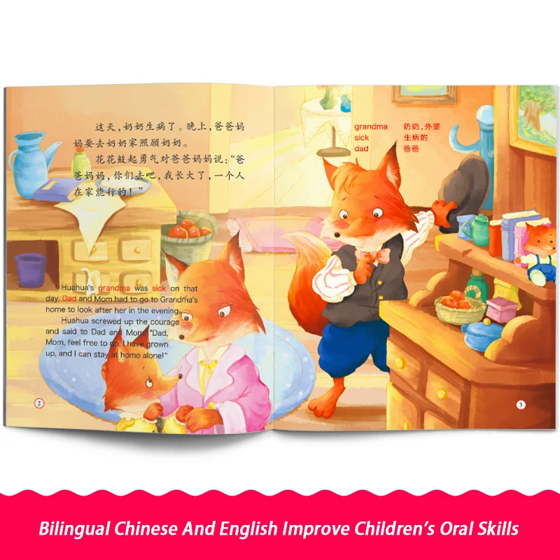 

Children Book School Students English Picture Chinese Language Livros Bedtime Story Newborn Textbooks Educational Learning