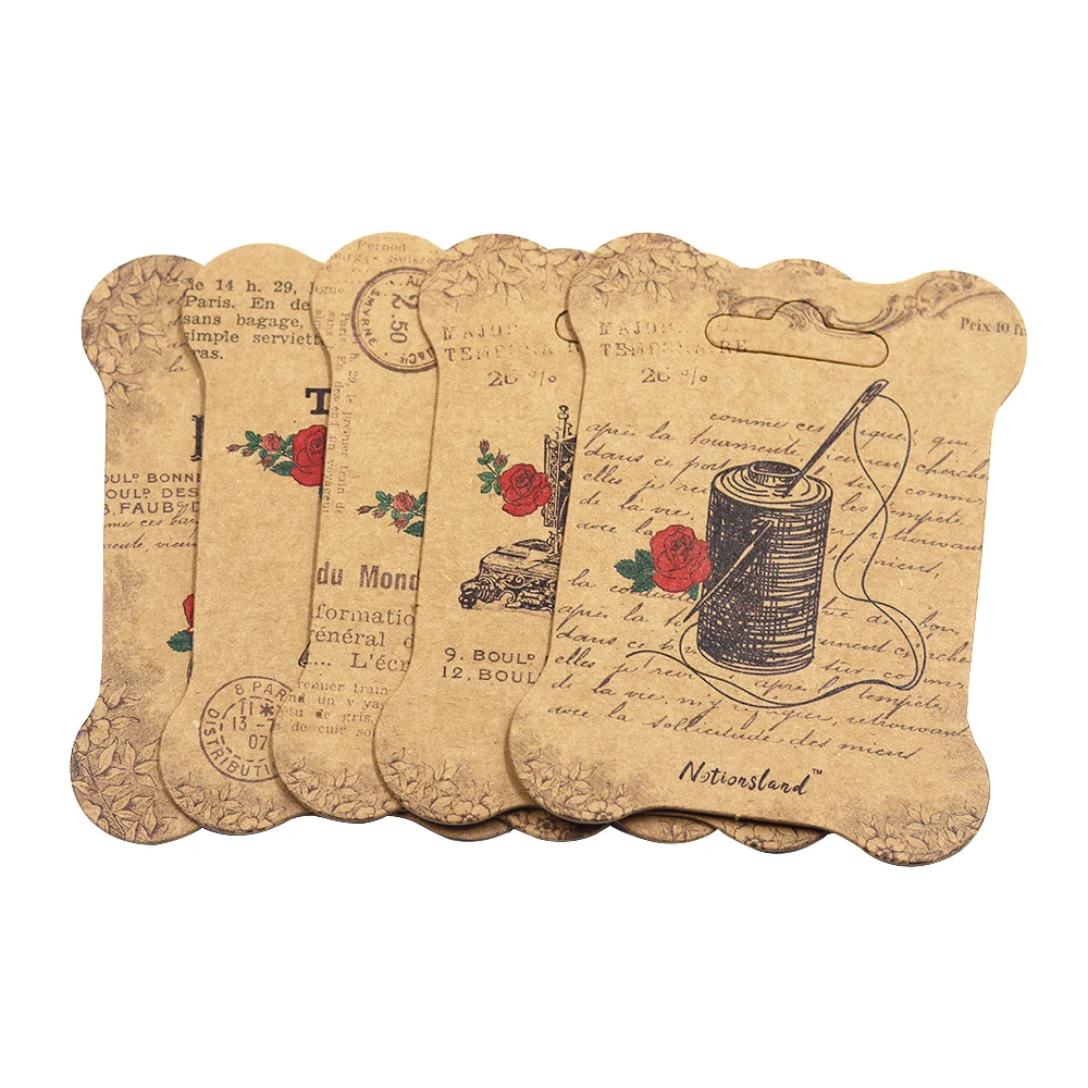 Смешанная бумага 100 шт. искусственная вышивка флосс для хранения держатель