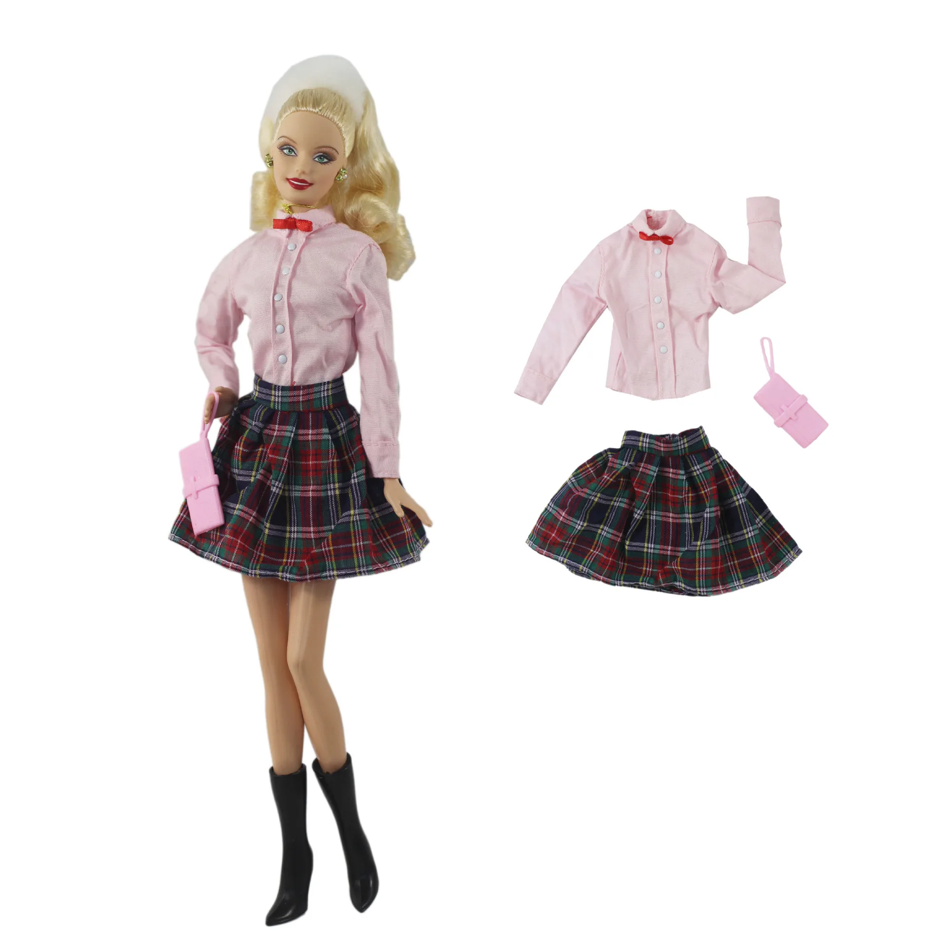 

Комплект школьной формы для куклы Барби Blyth 1/6 MH CD FR SD Kurhn BJD