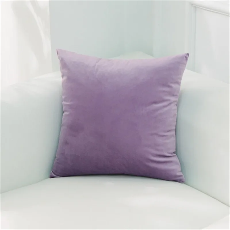 

Solid Colors Velvet Linen Cotton Cushion Case Square Pillowcase For Living Room Home Decor Bedroom Decorative Sofa Car