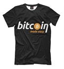 Футболка Bitcoin made easy (Криптовалюты)