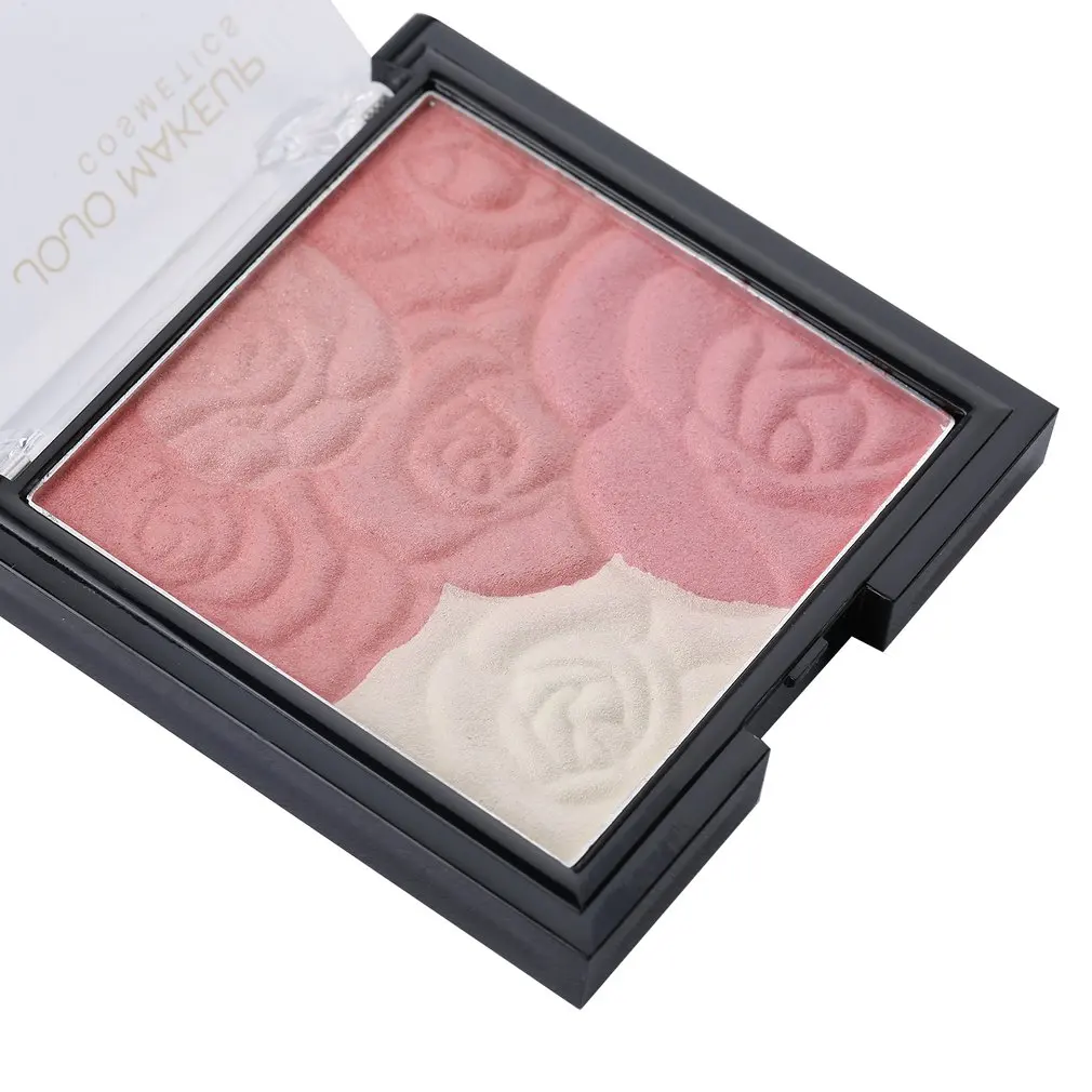 Мульти цветные румяна макияж Косметические натуральные Девушки Женщины Палетка