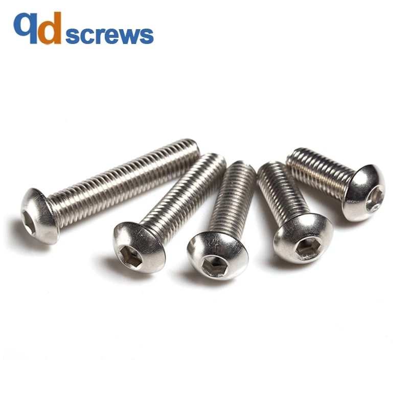 304 M10M12 внутренний шестигранный винт с круглой головкой болт из нержавеющей стали