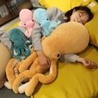 Супермилая огромная Реалистичная плюшевая игрушка-осьминог, 30-90 см, морские животные, набивные куклы, Подушка для спины, детские подарки на день рождения