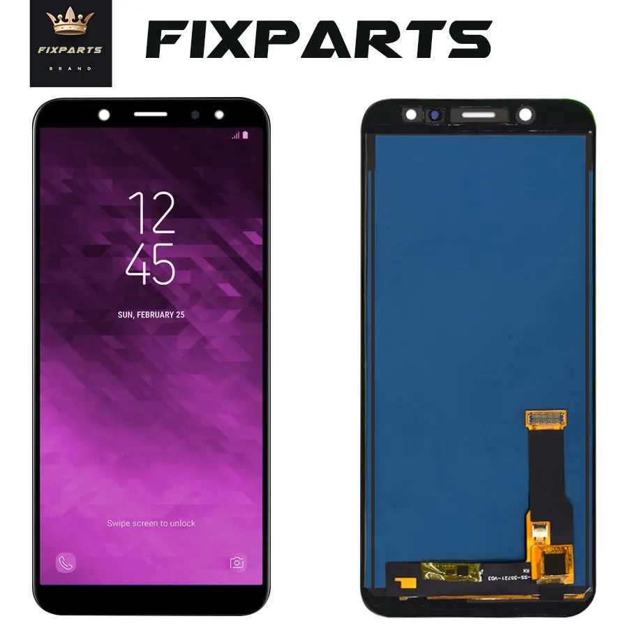 Для SAMSUNG Galaxy J6 2018 lcd J600 J600F ЖК дисплей сенсорный экран полная сборка запасные части