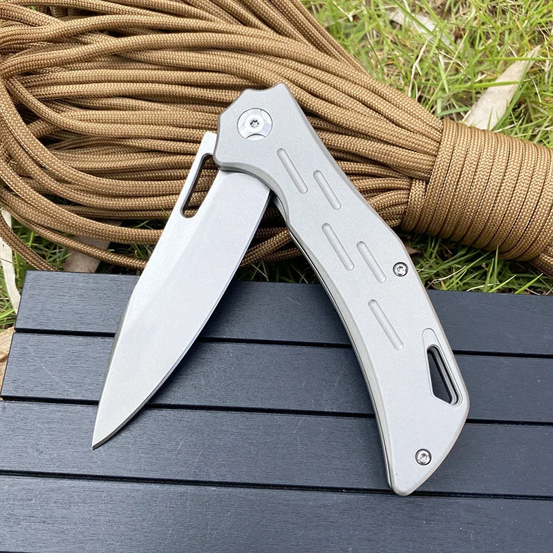 

FREETIGER FT707 Titanium alloy Handle High-Quality Folding Knife Outdoor camping self-defence fishing hunting survival knives